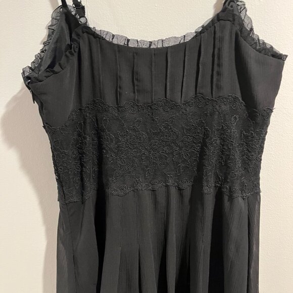 Black Esprit Dress - Picture 2 of 4